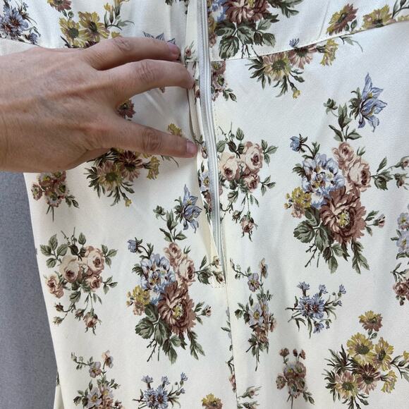 Vintage Benson and Smith Women's Dress Size 7/8 Cottagecore Floral Vintage Femme - Picture 6 of 14